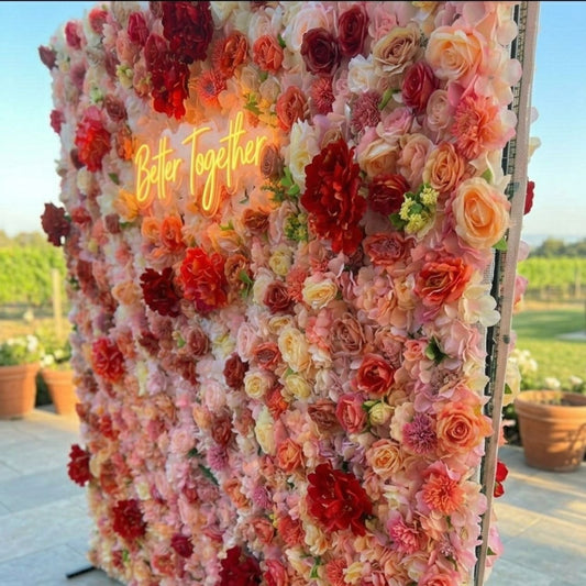 WALL PANEL DE FLORES |ARRIENDO EVENTOS