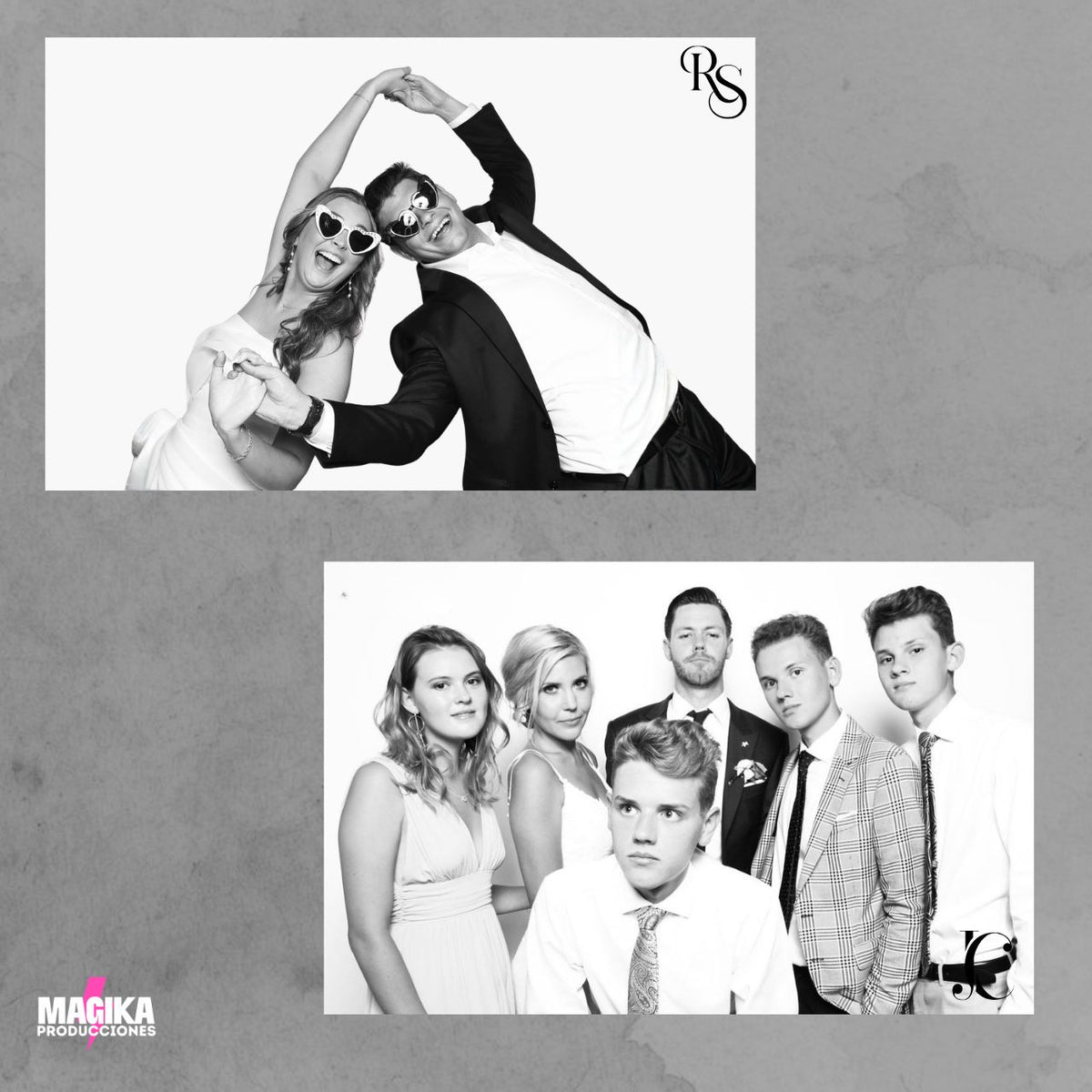 Fotografía vintage black & white apaisada 10*15 para eventos 