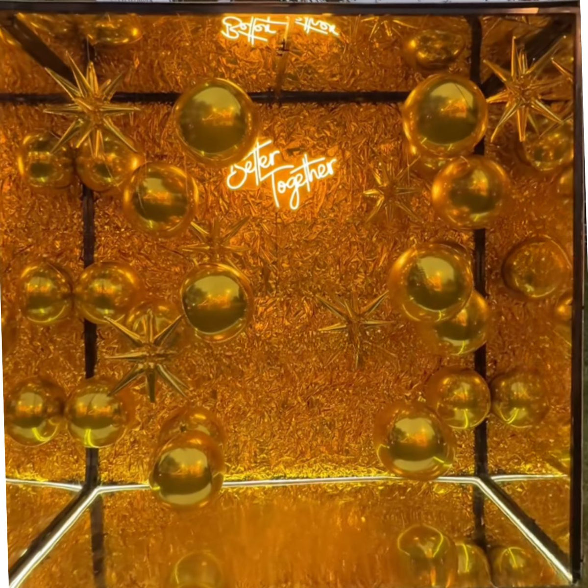 Cabina espejada premium personalizada 